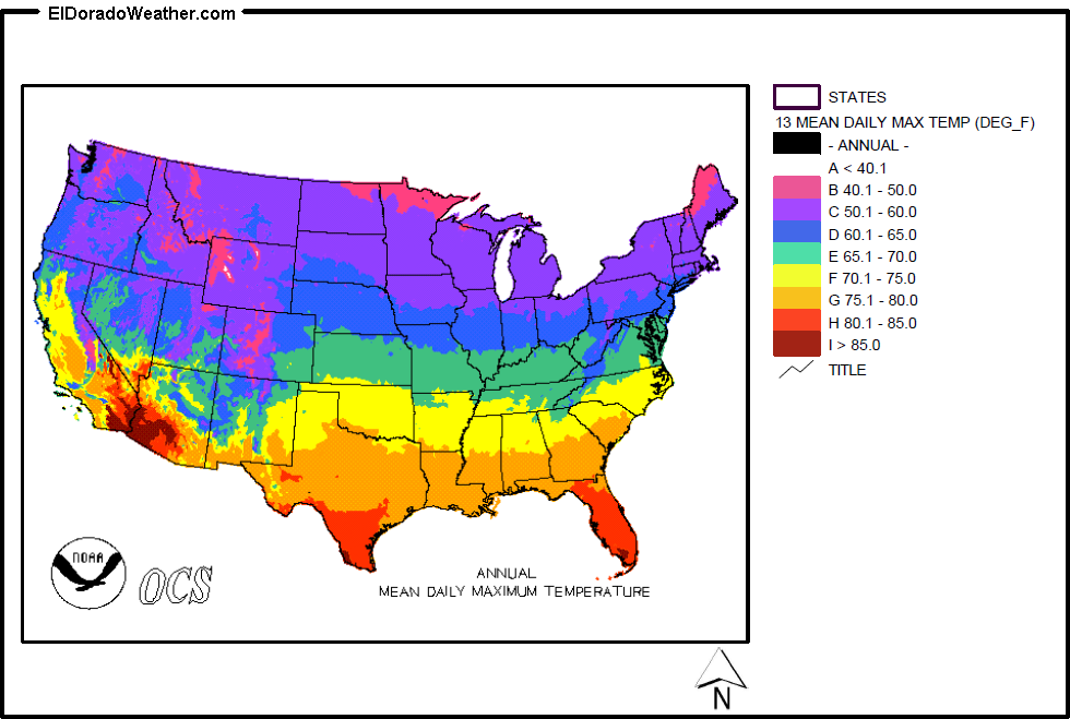 Alaska Yearly Annual Mean Daily Maximum Temperature